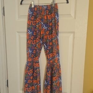 Florida GATORS Themed Flared Pants Girls Size 6x